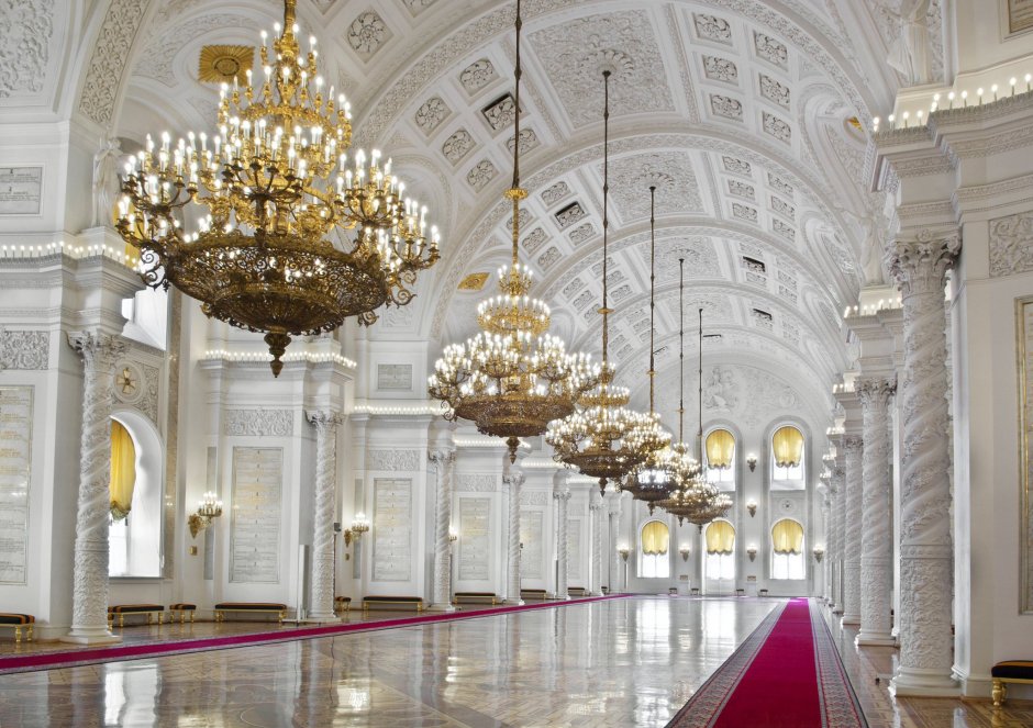 Малахитовый зал Кремля