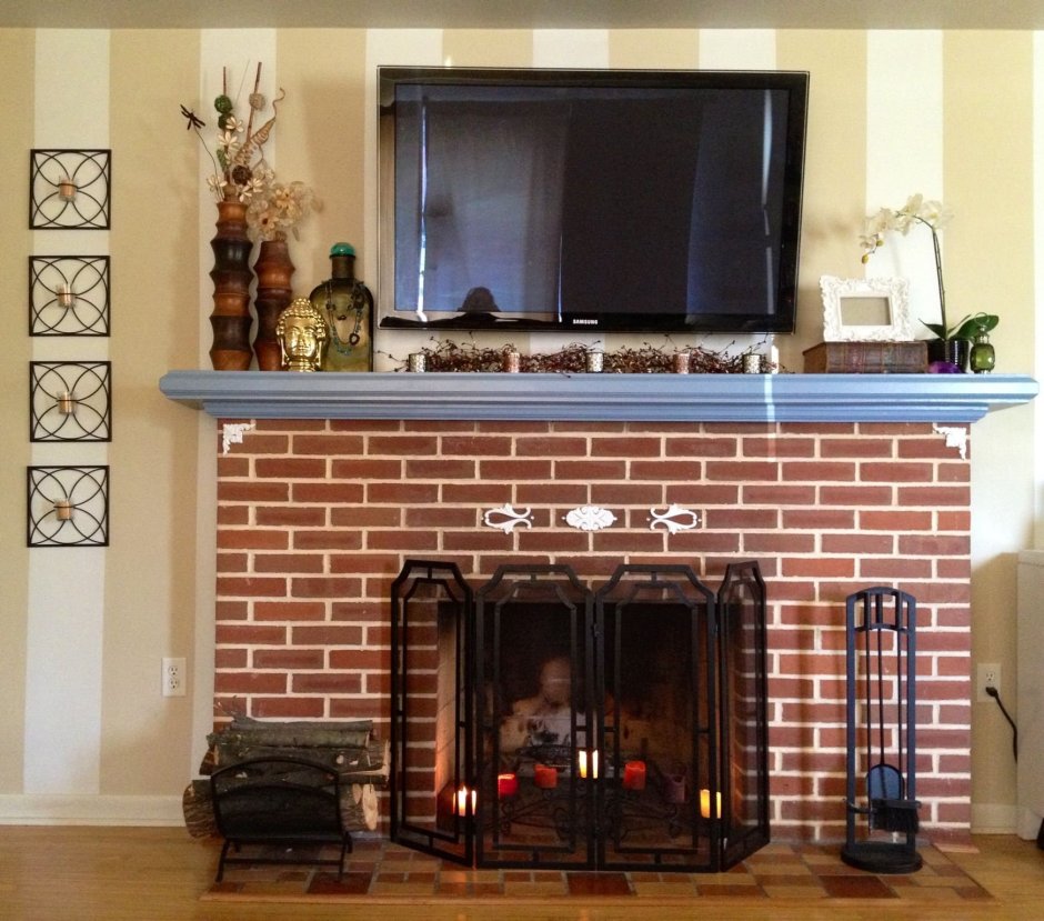 Painted Fireplace
