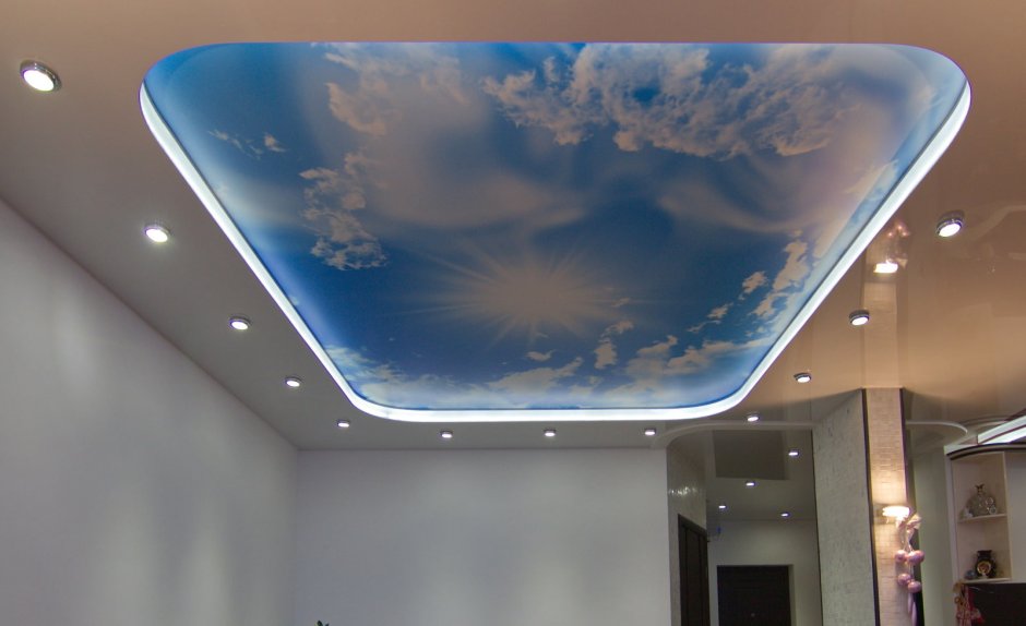 Потолок облака с подсветкой