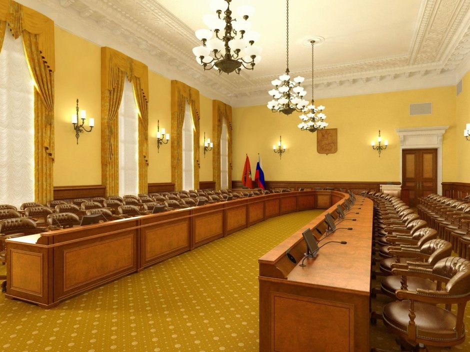 Дом правительства РФ внутри зал