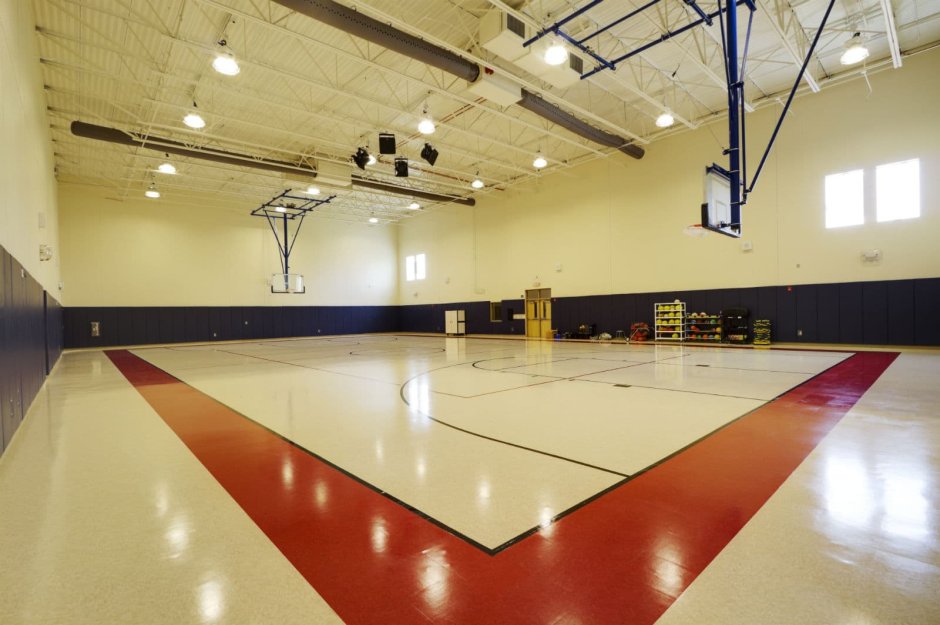 Спортивный зал в школе будущего