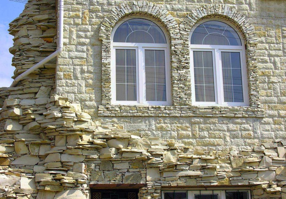 Коричневый клинкер Дагестанский камень фасад