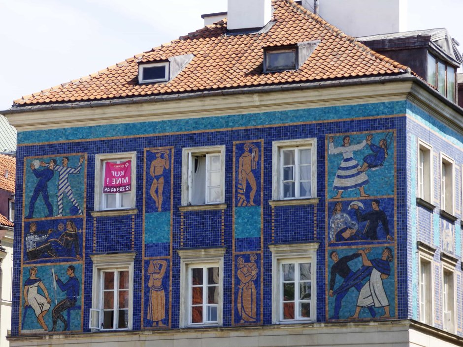 Мозаика на фасадах зданий (139 фото)
