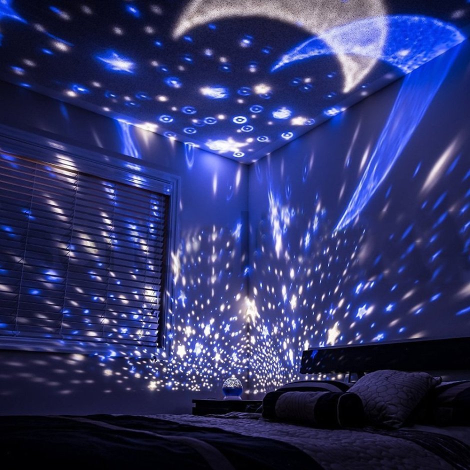 Ночник-проектор звездное небо Star Master Dream Rotating Projection Lamp вращающийся