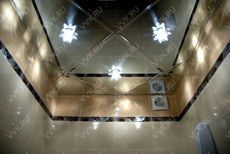 Зеркальный потолок Титан 60х60