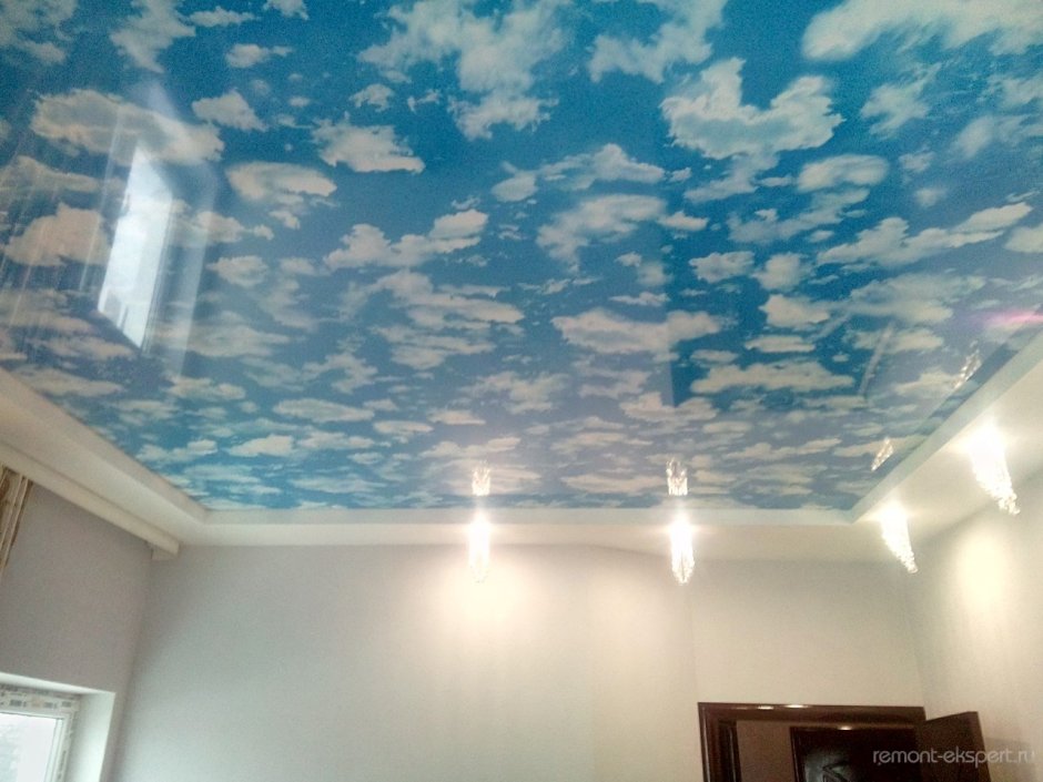 Готовые облака натяжные потолки