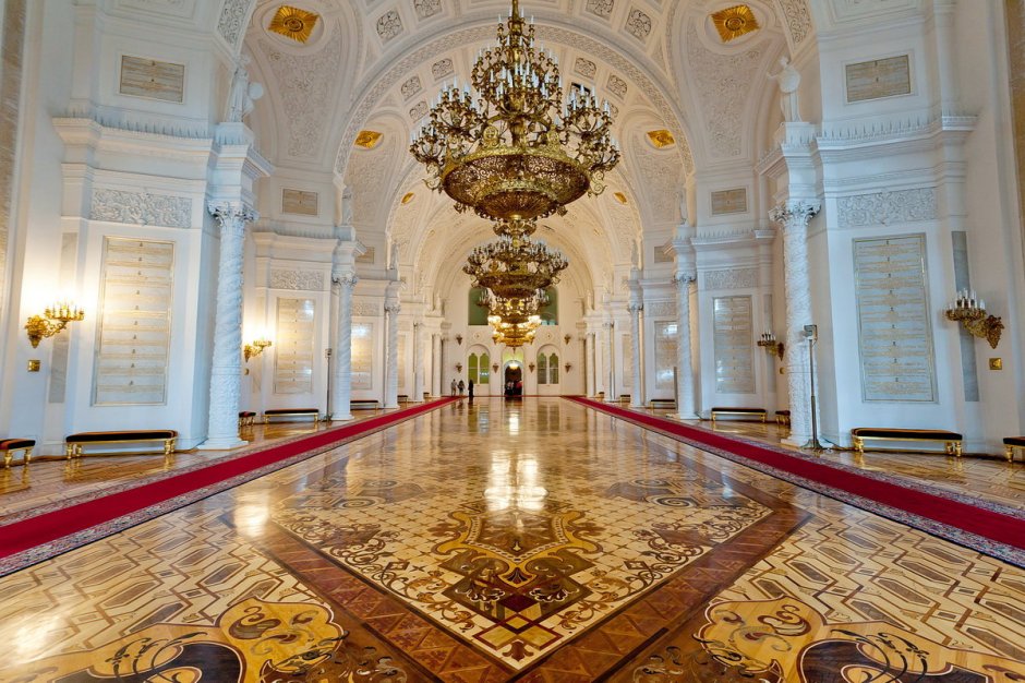 Георгиевский зал Московского Кремля (84 фото)