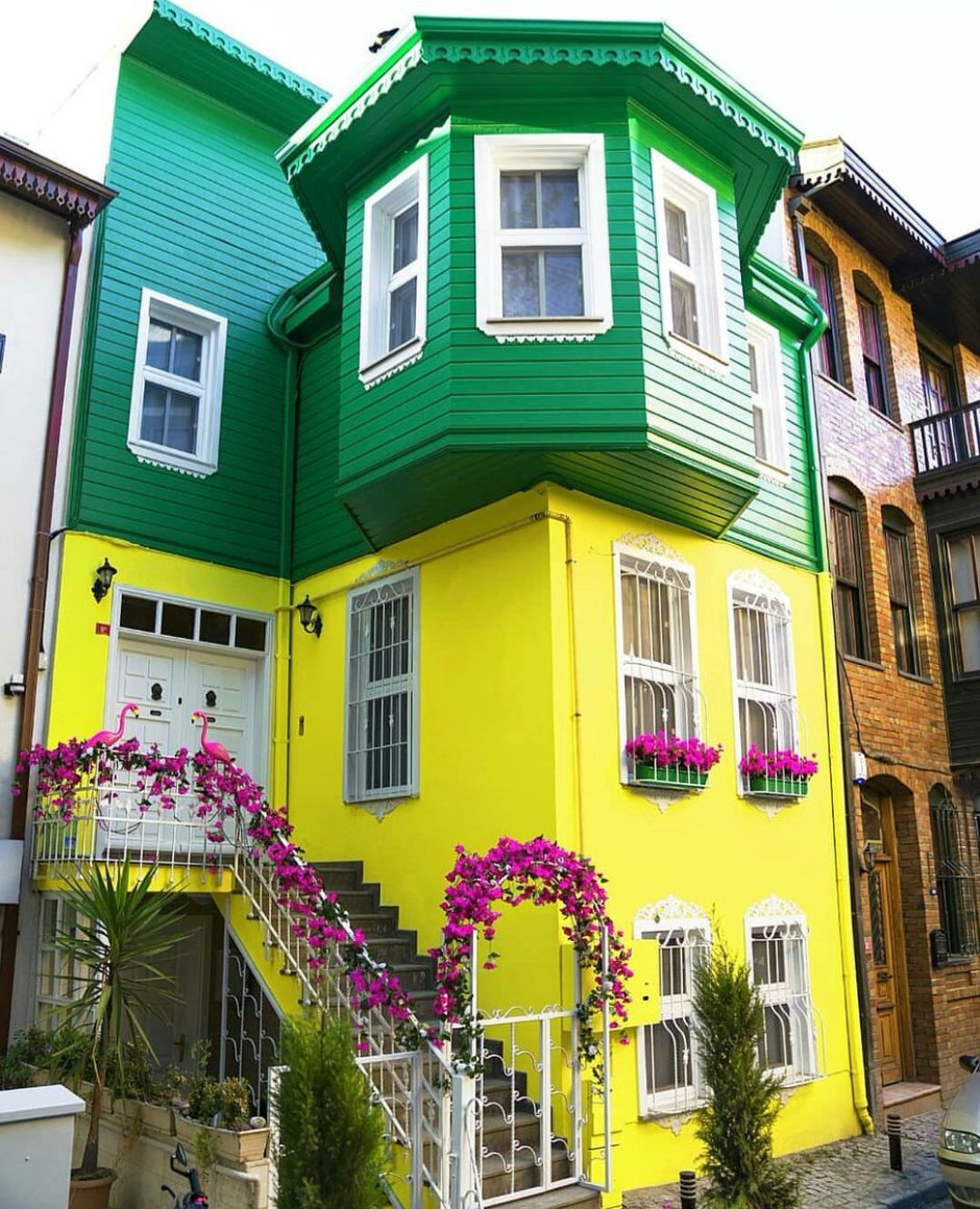 Цветные домики