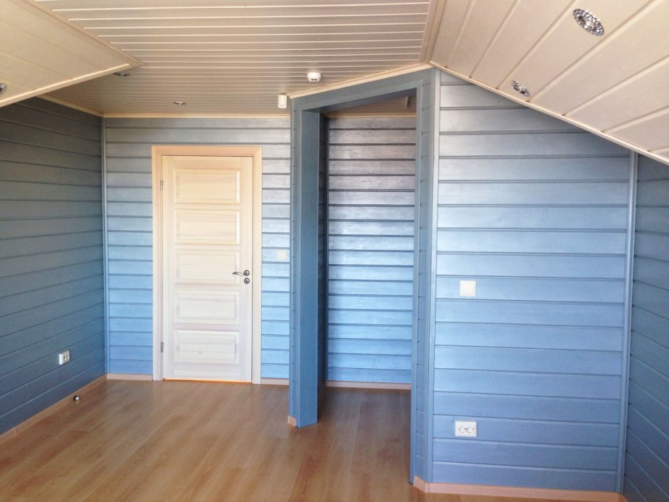 Tikkurila зеленый имитация бруса