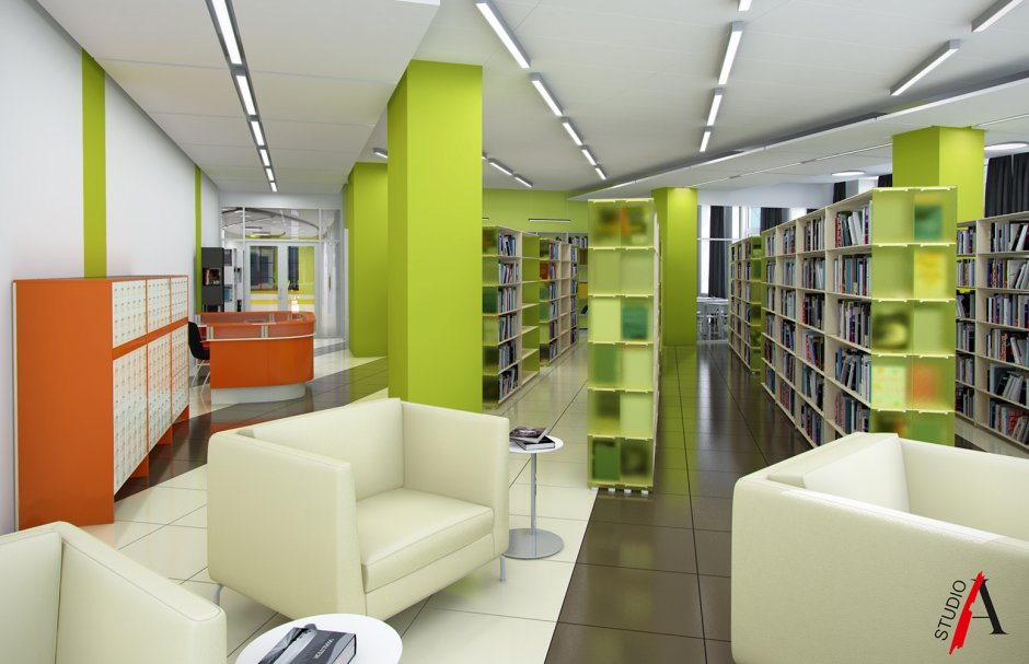 Читальный зал библиотеки Мазарини