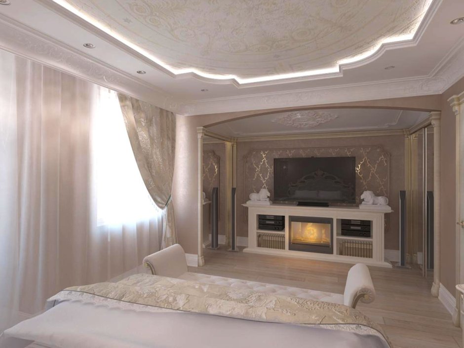 Красивые потолки из гипсокартона