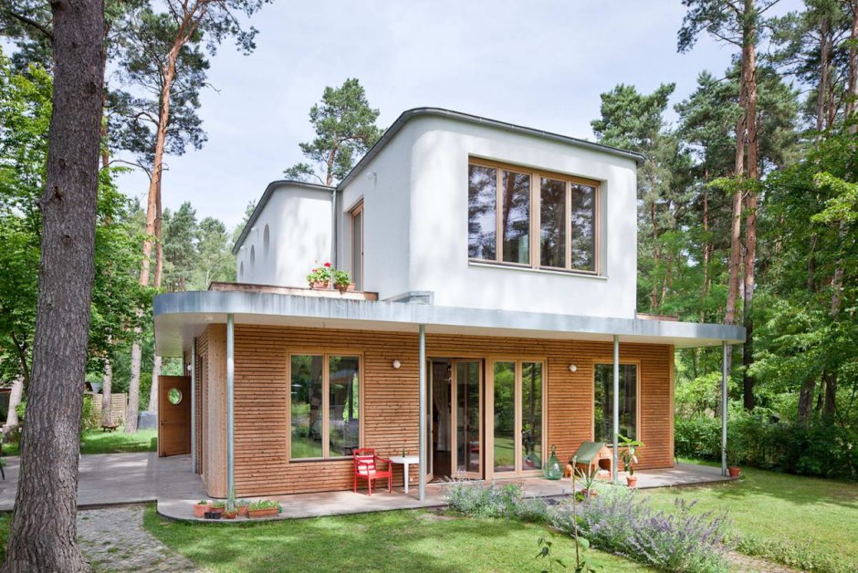 Дом в скандинавском стиле двухэтажный