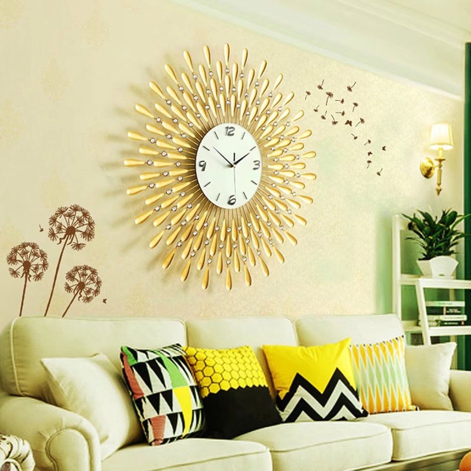 Часы солнце на стену