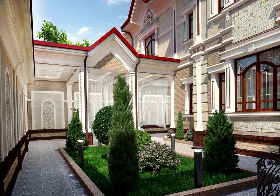 Дом проект одноэтажный узбекский