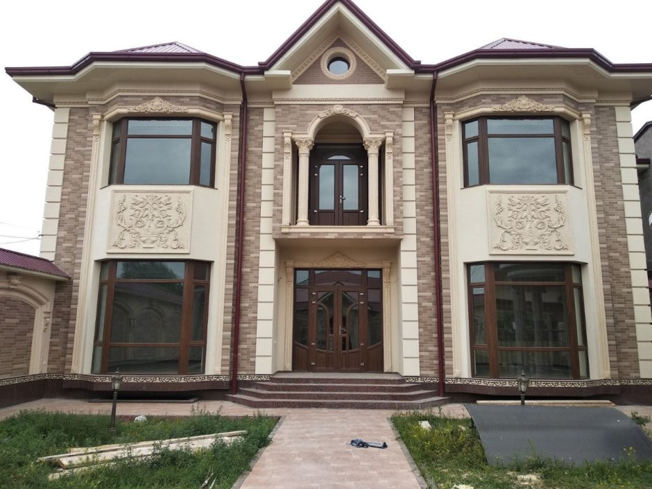 Ташкент фасад травертин 3d Tashkent