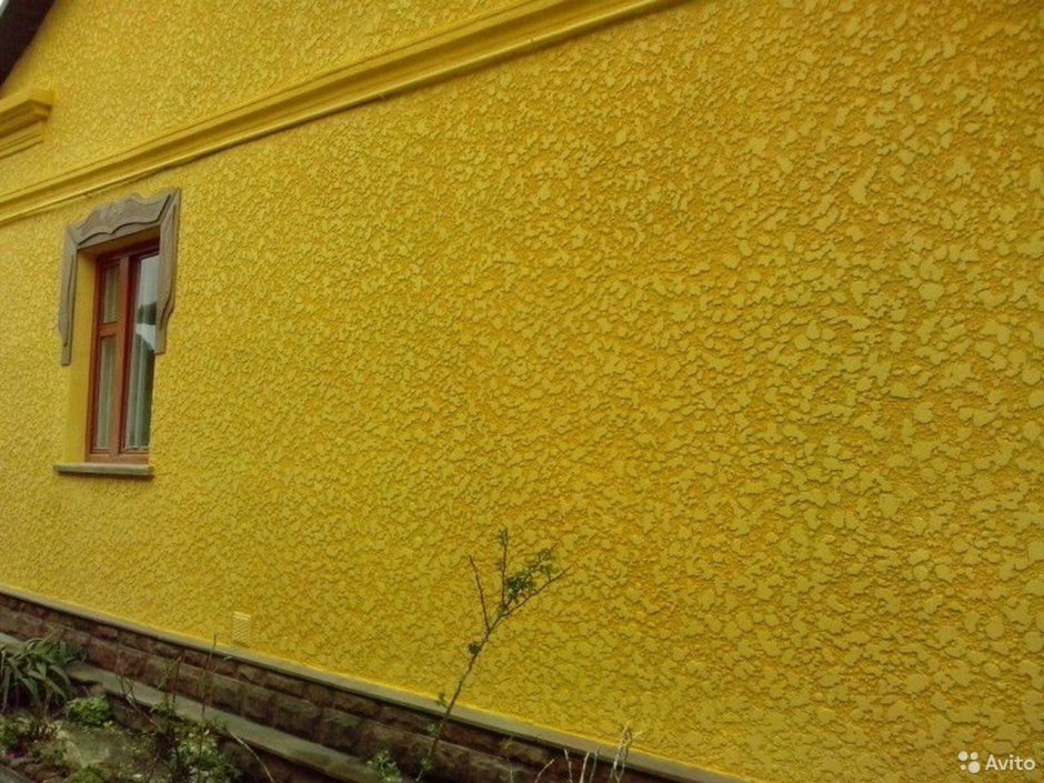 Мокрый фасад цвета