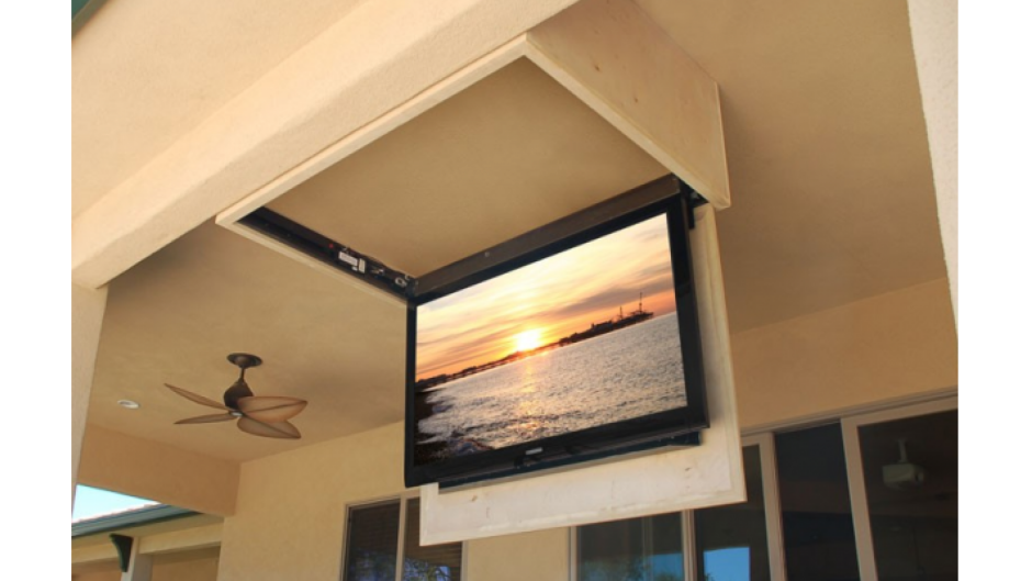 Подвесной телевизор к потолку (97 фото)