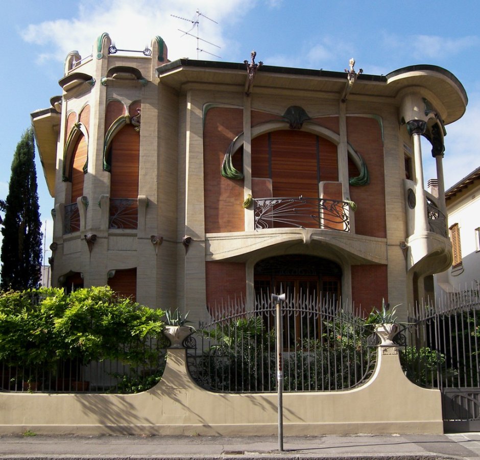 Архитектура Модерна в Италии стиль Либерти