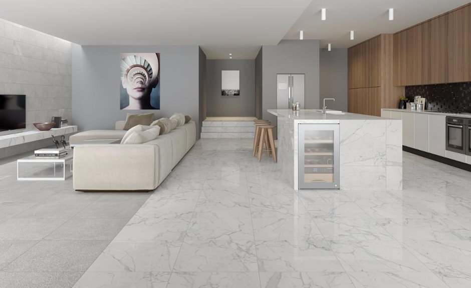 Marble trend k-1000/LR/60x60x10/s1 Carrara