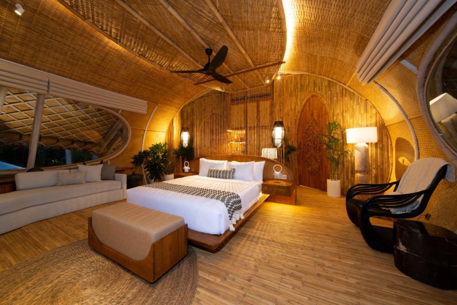 Бамбуковый потолок