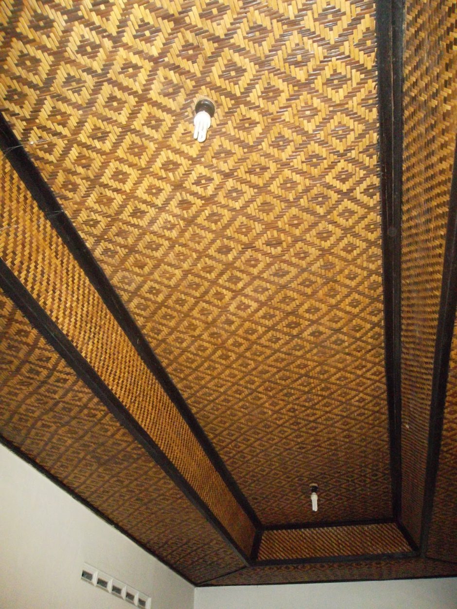 Потолок из бамбукового полотна
