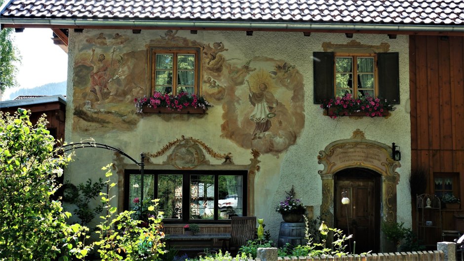 Баварская роспись домов