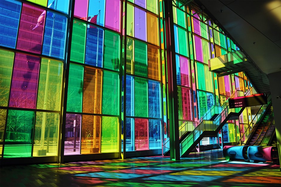 Цветное стекло в архитектуре
