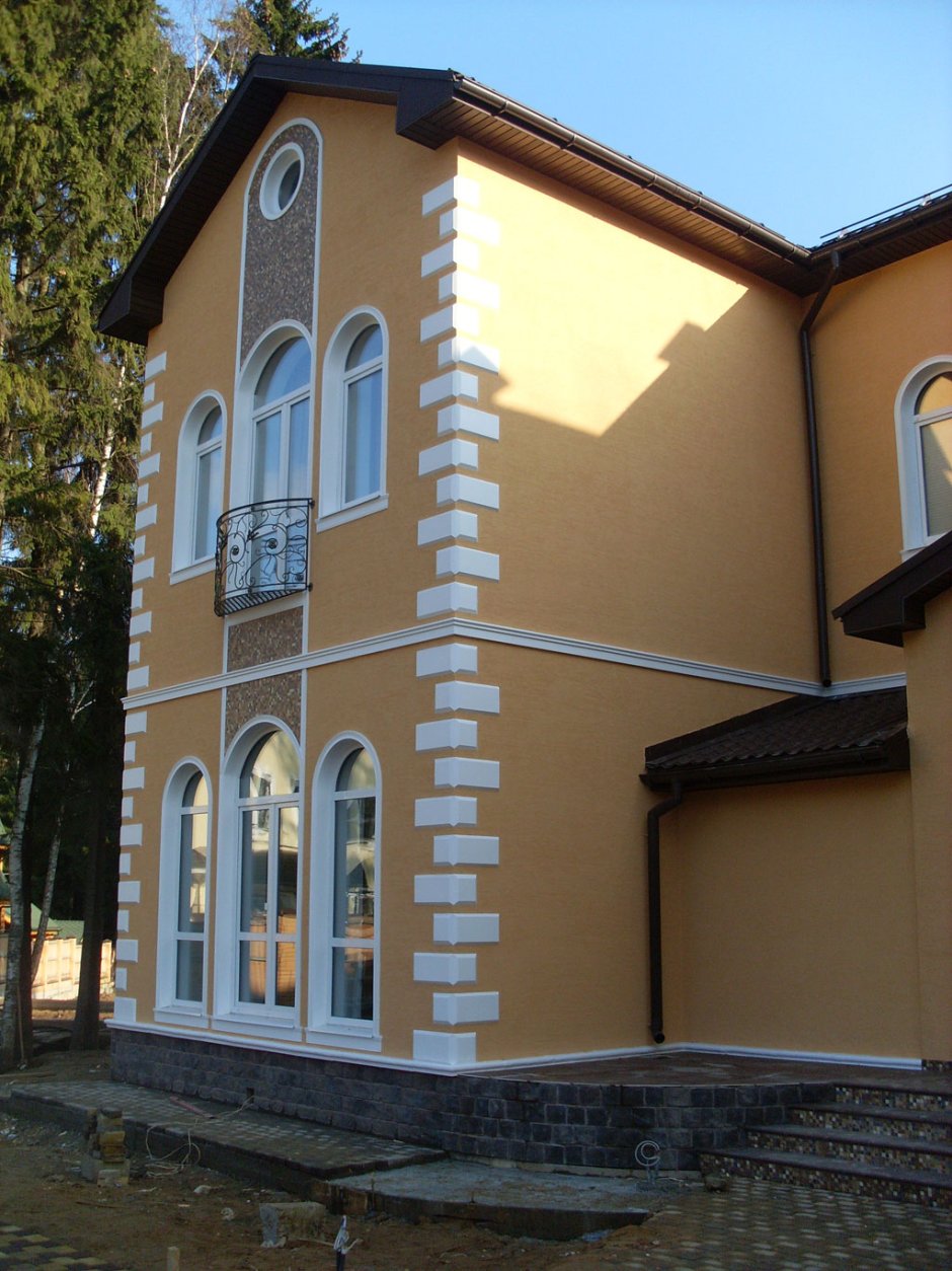Фасадные термопанели с мраморной крошкой