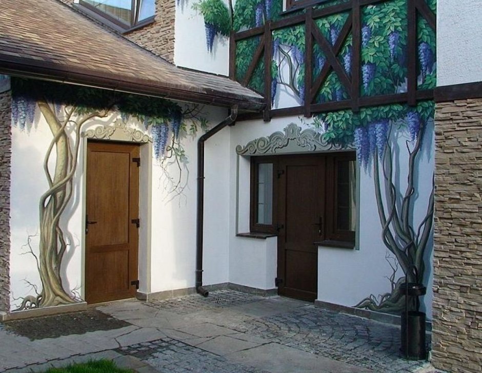 Расписные домики в Германии