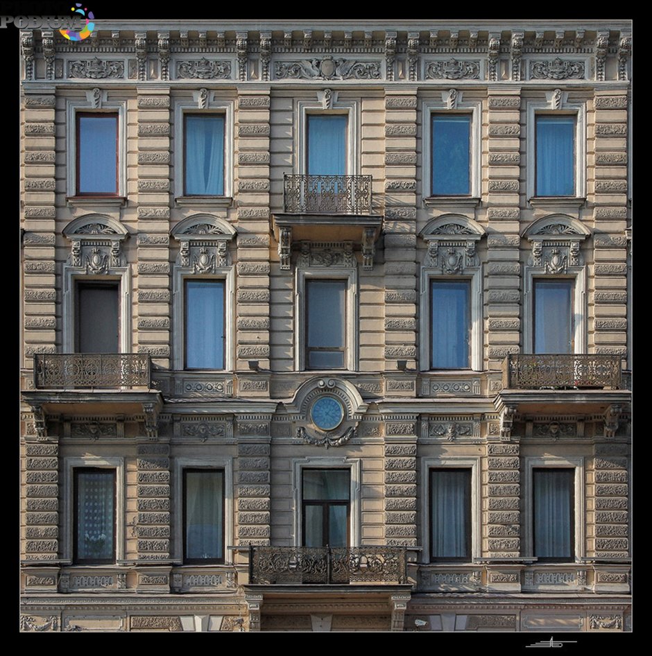 Старый фонд фасад Санкт-Петербурга