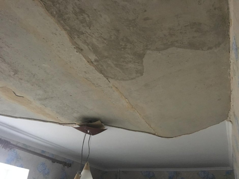 Потолок из плит перекрытия