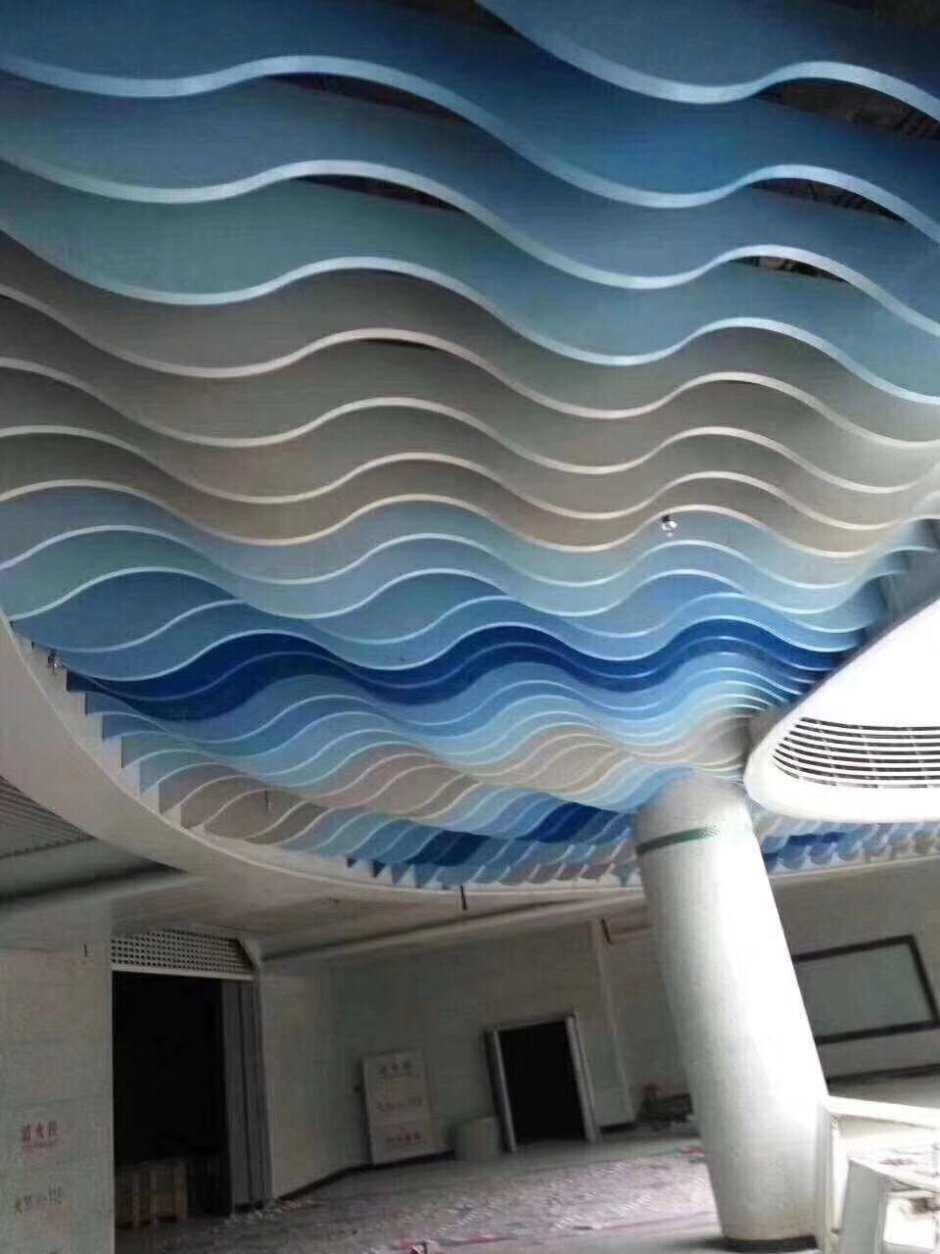 Подвесной потолок волна