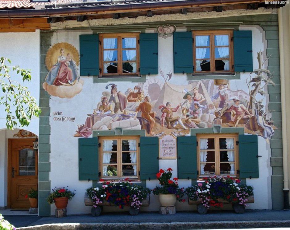 Роспись фасадов в Баварии