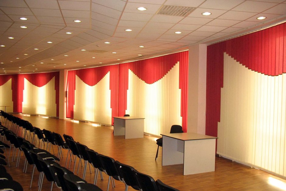Переговорная комната текстильный дизайн