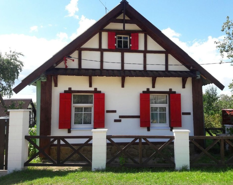 Отреставрированный деревенский дом