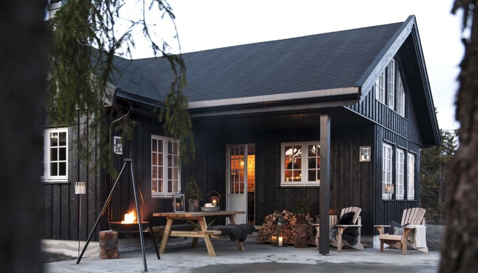 Фасад дома в норвежском стиле (49 фото)