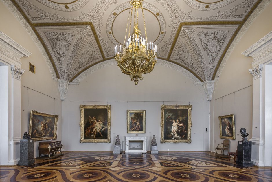 Эрмитаж. Зал французского искусства XVIII века