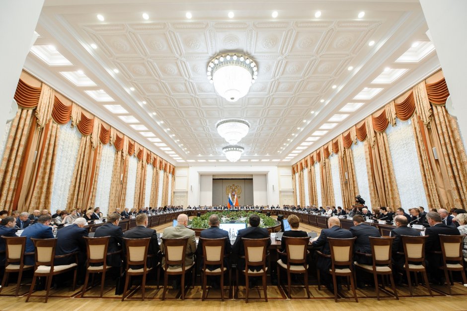 Зал правительства РФ