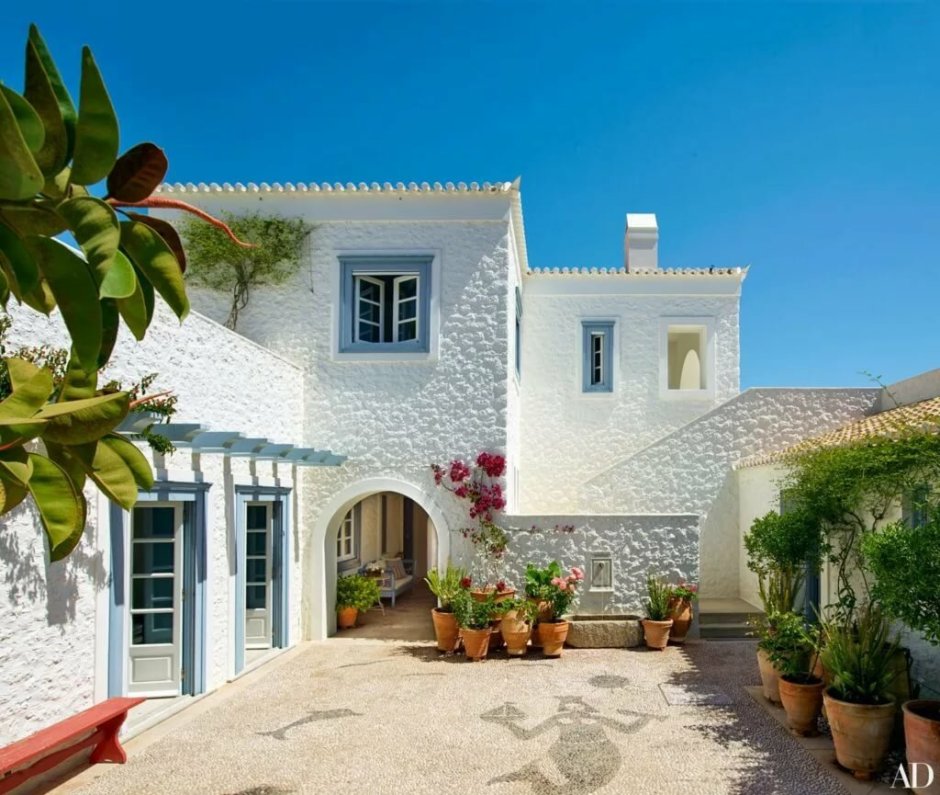 Фасад дома в греческом стиле (48 фото)