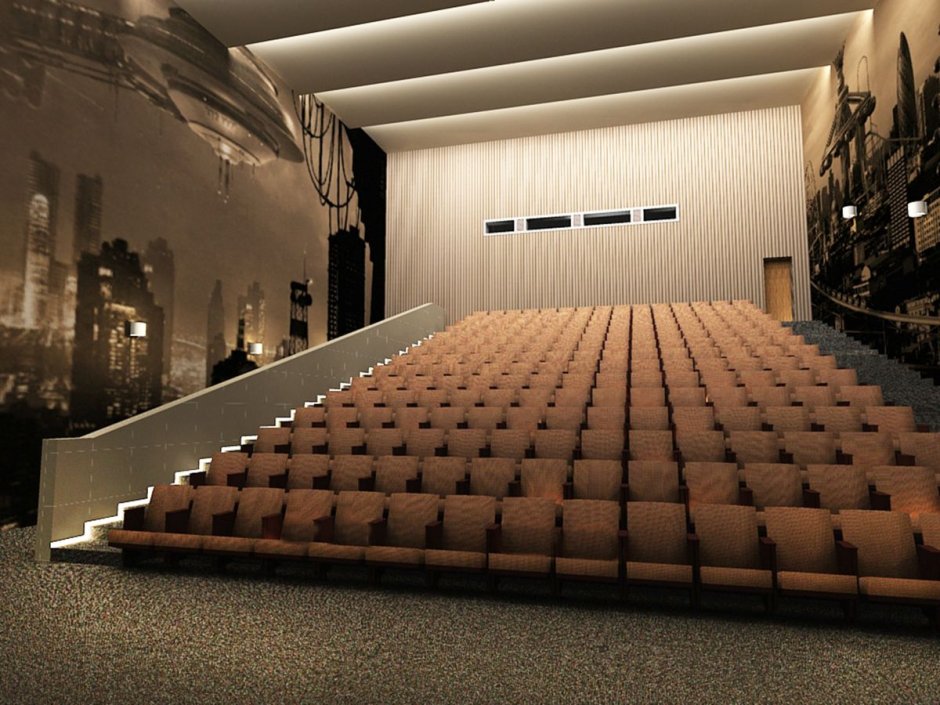 Интерьер современного театра