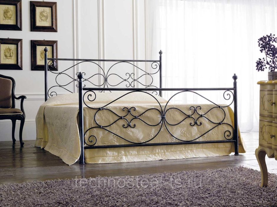 Кованная кровать Амели