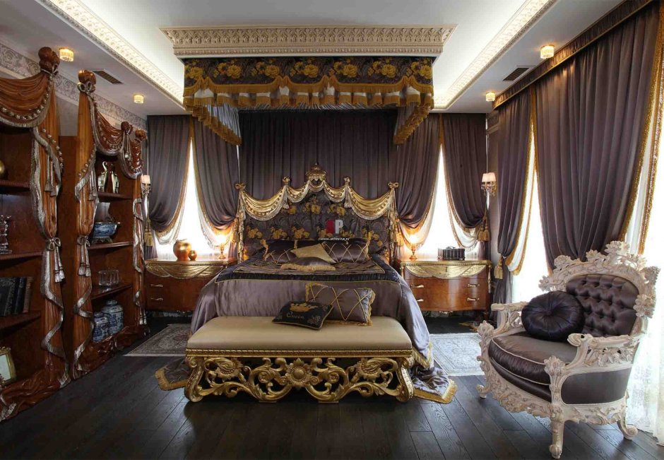 Спальня рококо Барокко