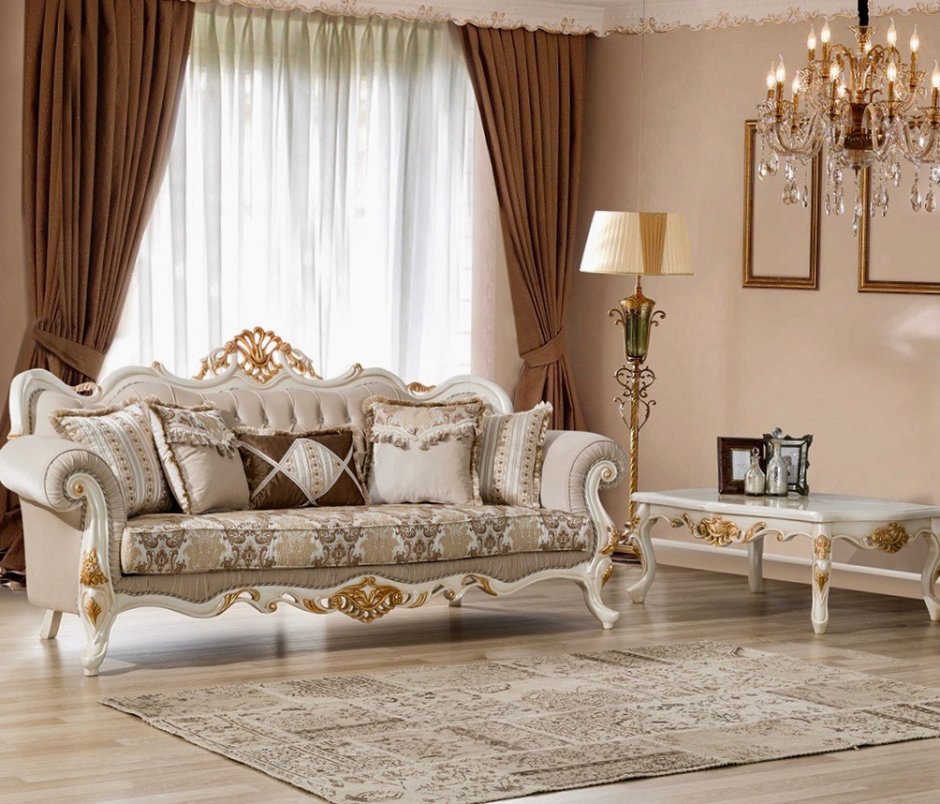 Турецкая мебель стиле Барокко диван Байда