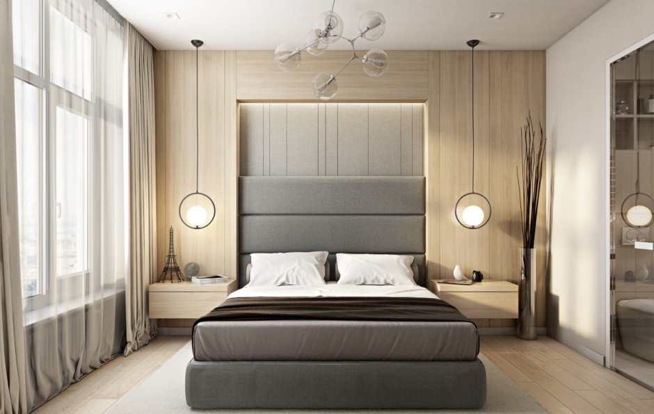 Маленькие спальни в современном стиле