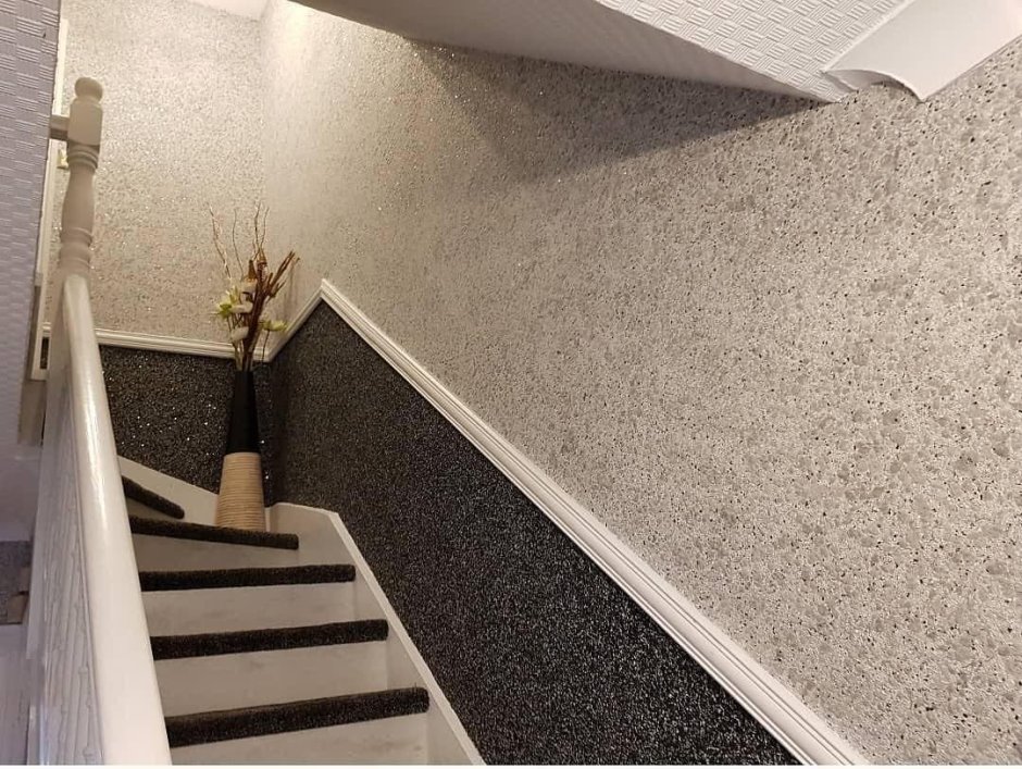 Байрамикс мраморная штукатурка в коридоре
