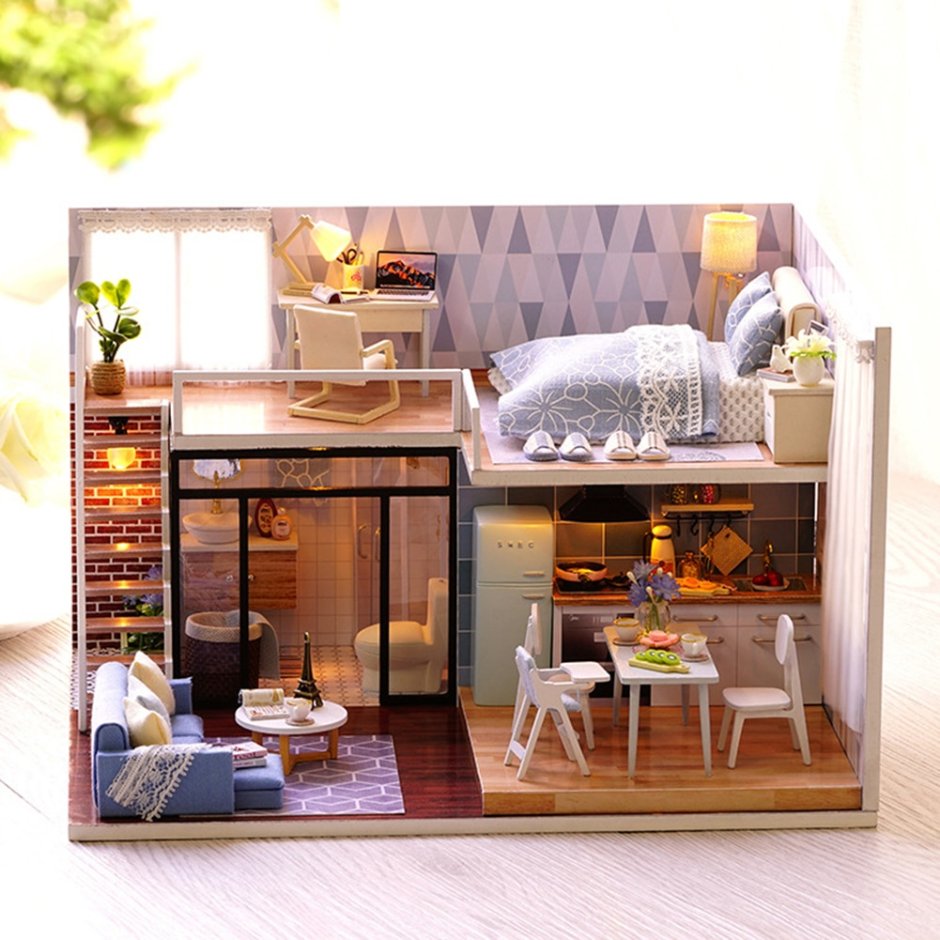 Румбокс DIY Mini House "таунхаус"