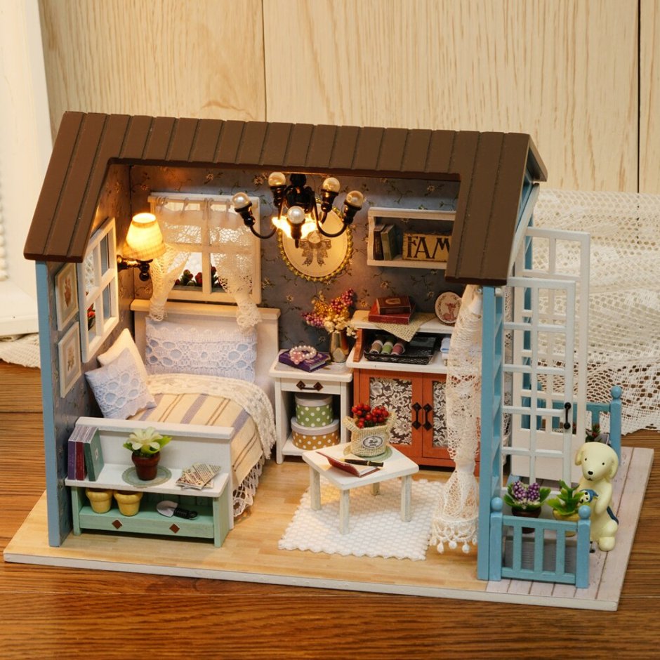 Mini House DIY румбокс домики