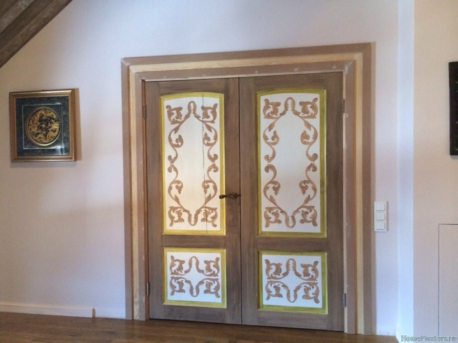 Декорирование межкомнатных дверей