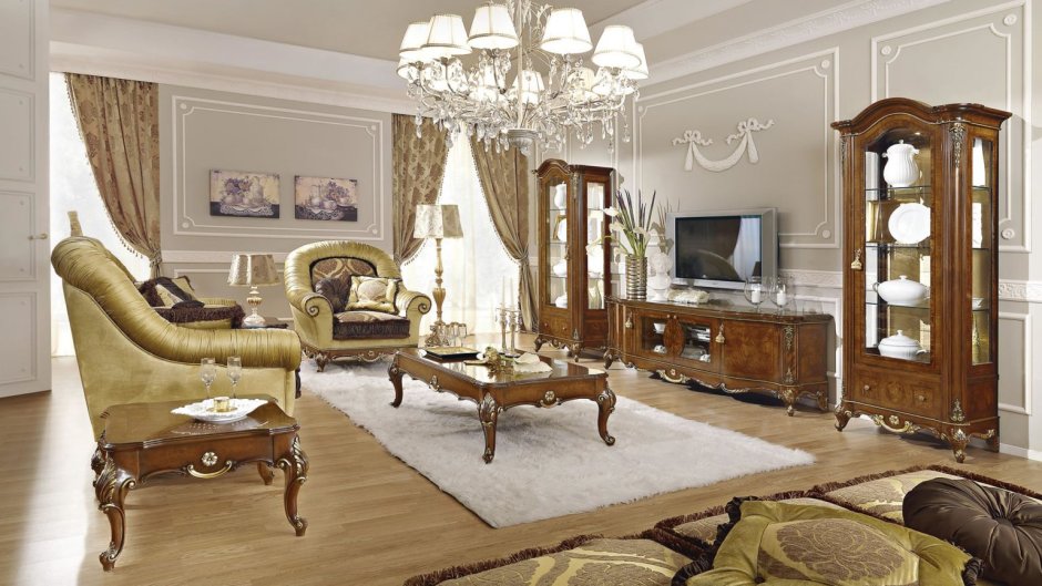 Итальянская мебель Luxury Nocciola гостинная
