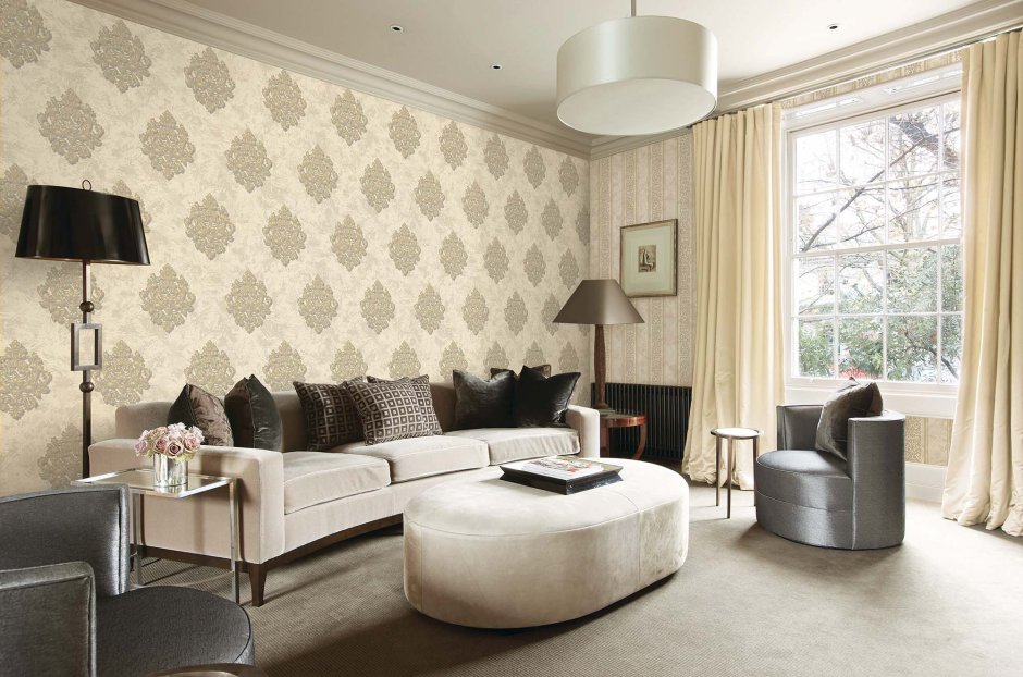 Декоративные панели в интерьере гостиной